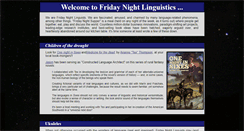 Desktop Screenshot of fridaynightlinguistics.org